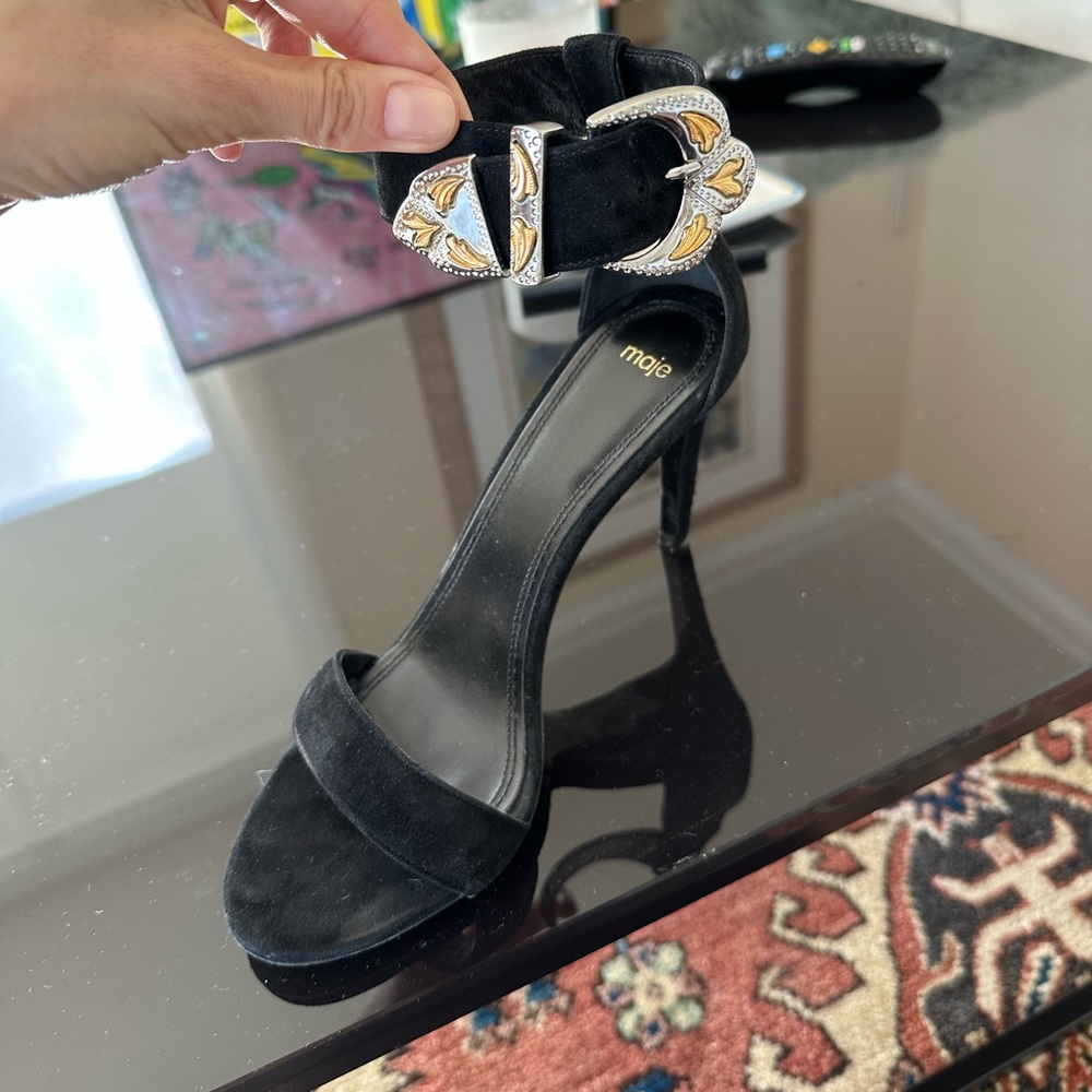Maje suede sandals